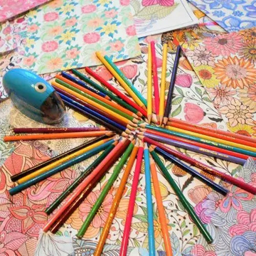 pencil colors and coloring books