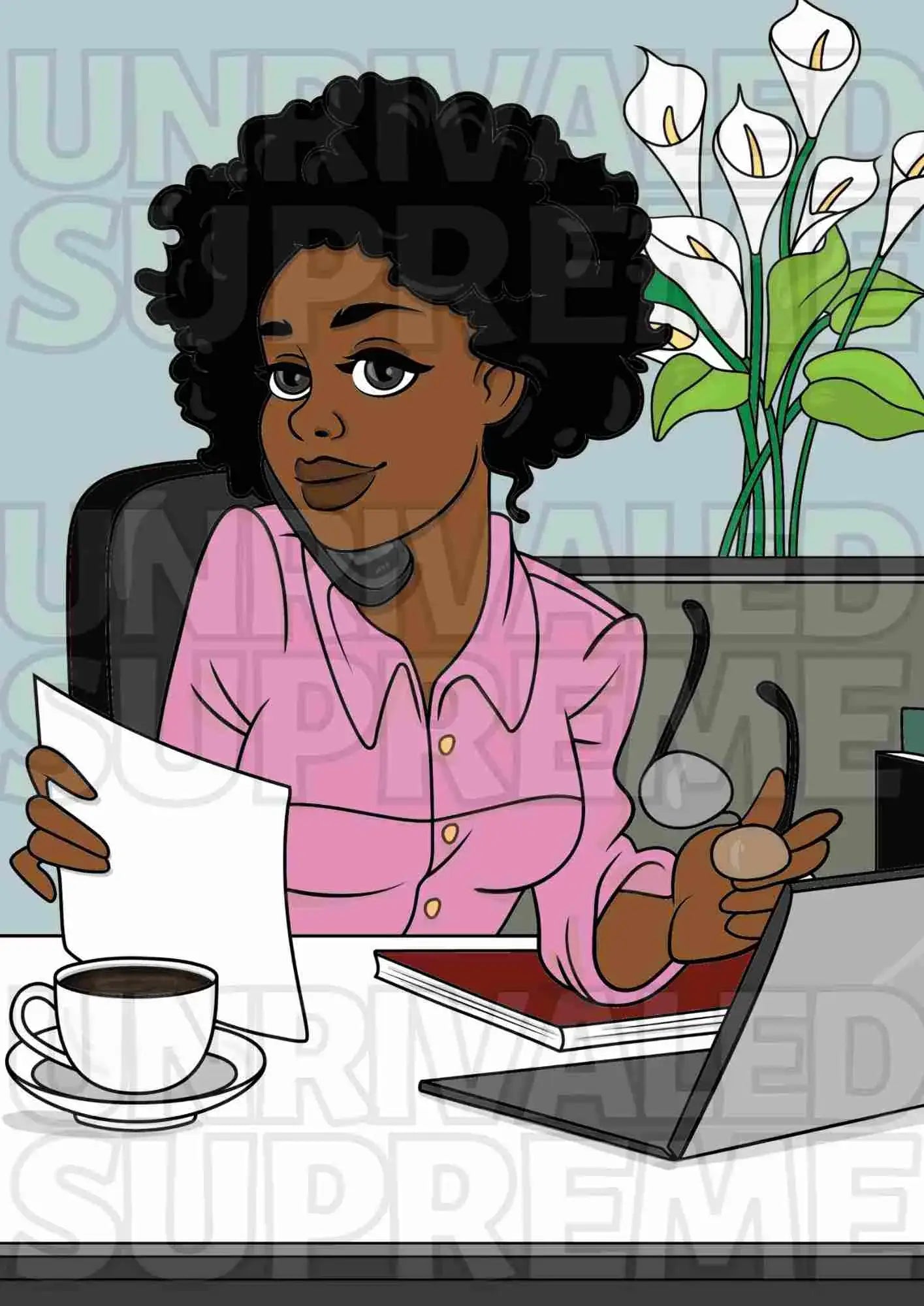 Adult Coloring Pages - Customer Services